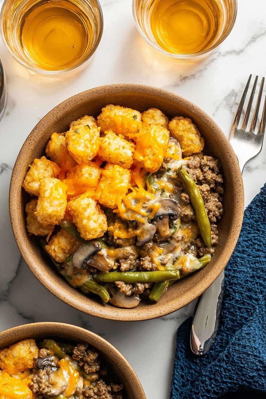 Slow-Cooker Tater Tot Casserole Recipe - Serving