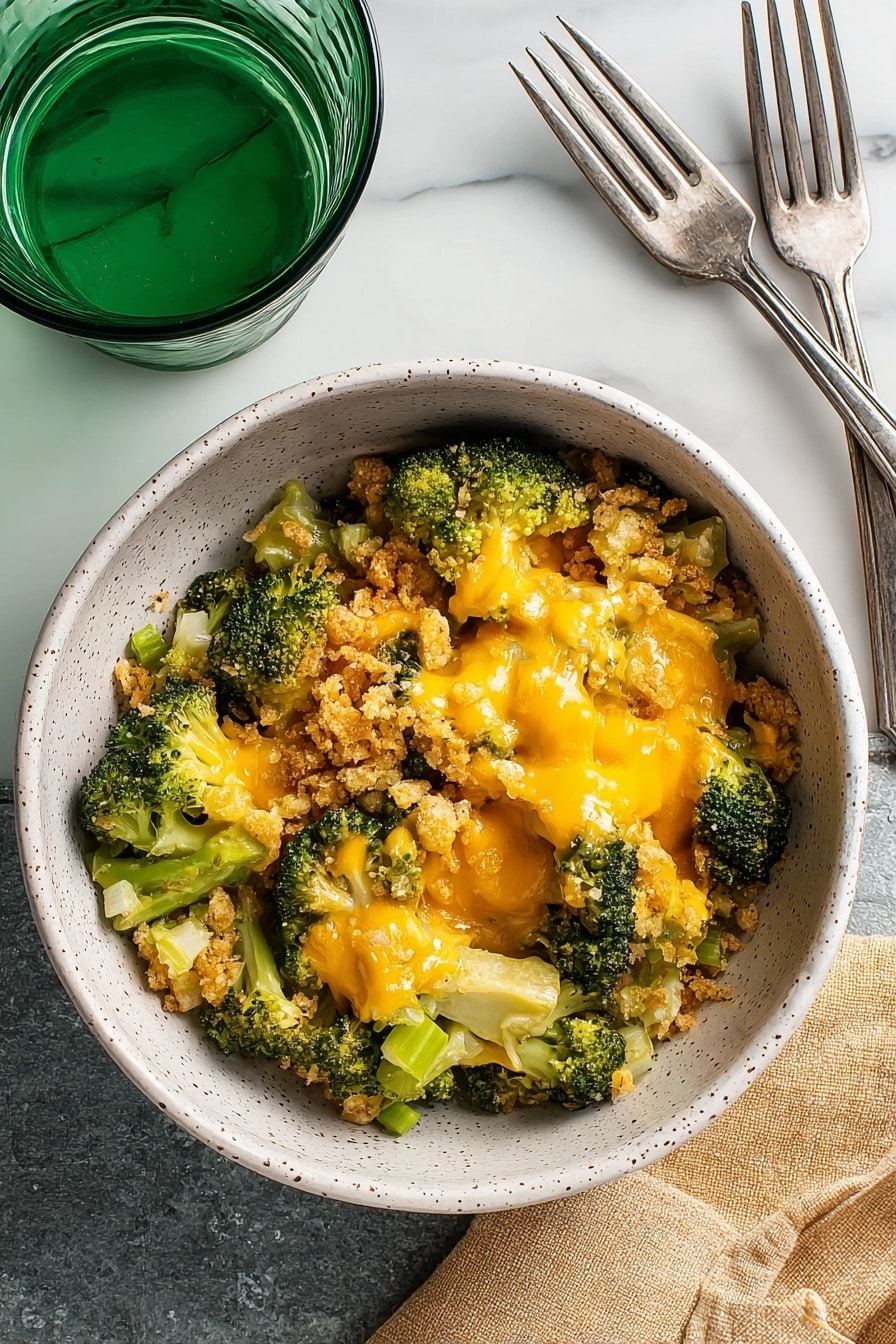 Slow-Cooker Broccoli Casserole Recipe - Serving