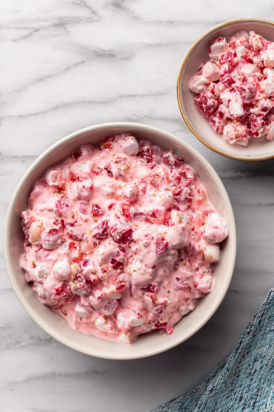 Cranberry Fluff Recipe - Serving
