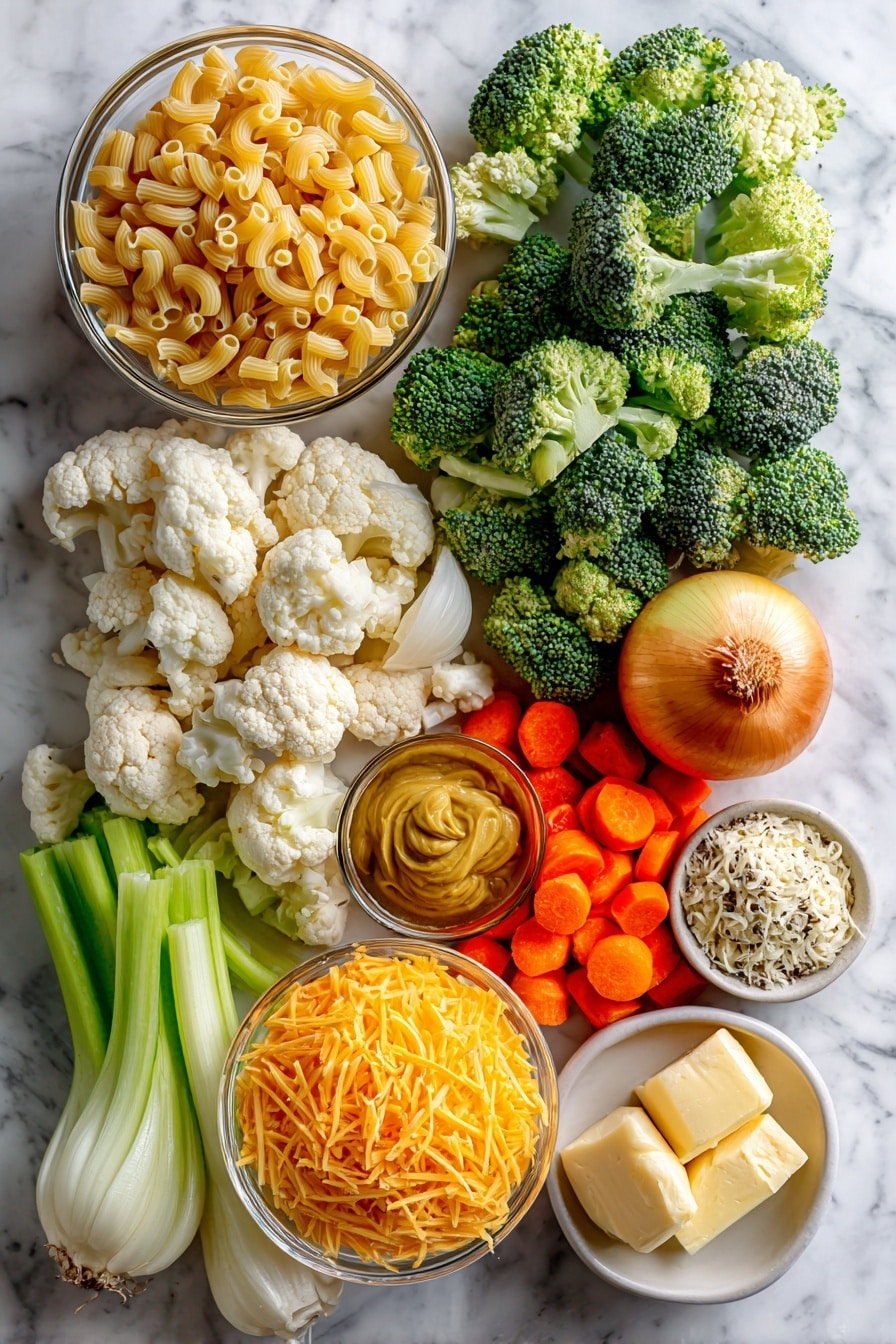 Veggie Mac and Cheese Recipe - Ingredients