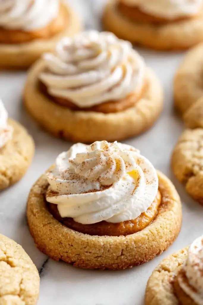 Pumpkin Pie Cookies with Cream Cheese Dough and Spiced Pumpkin Filling Recipe