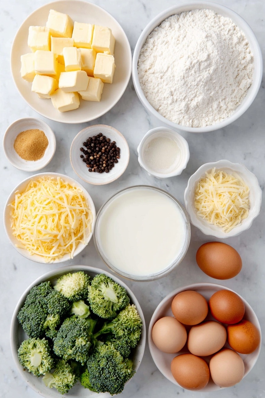 Creamy Broccoli Cheddar Soup Recipe - Ingredients