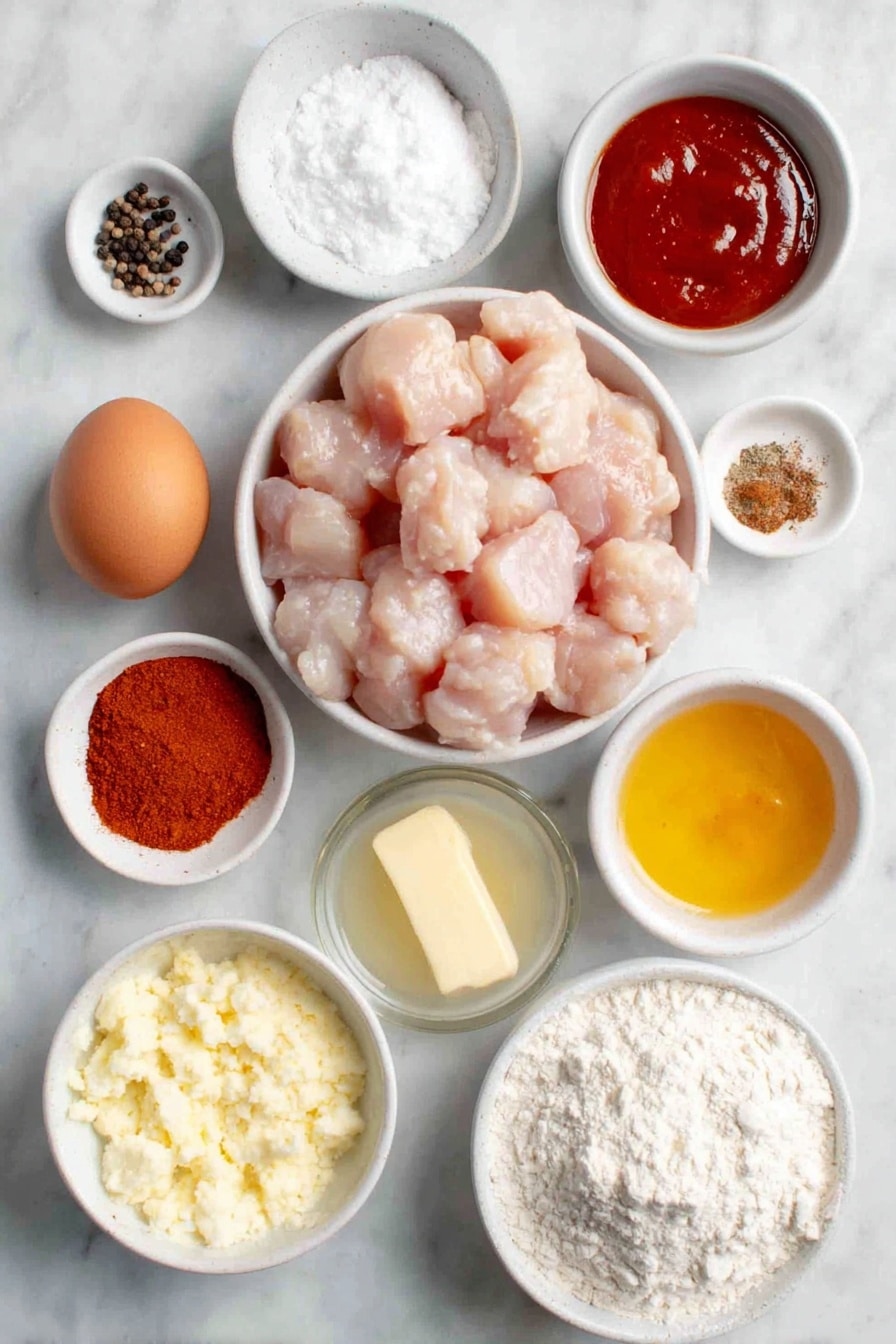Hot Honey Chicken Nuggets Recipe - Ingredients