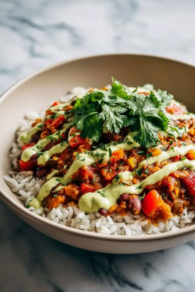 Plantain Pinto Bean Stew with Aji Verde Recipe