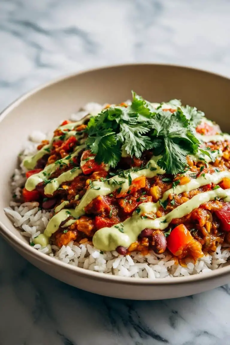 Plantain Pinto Bean Stew with Aji Verde Recipe