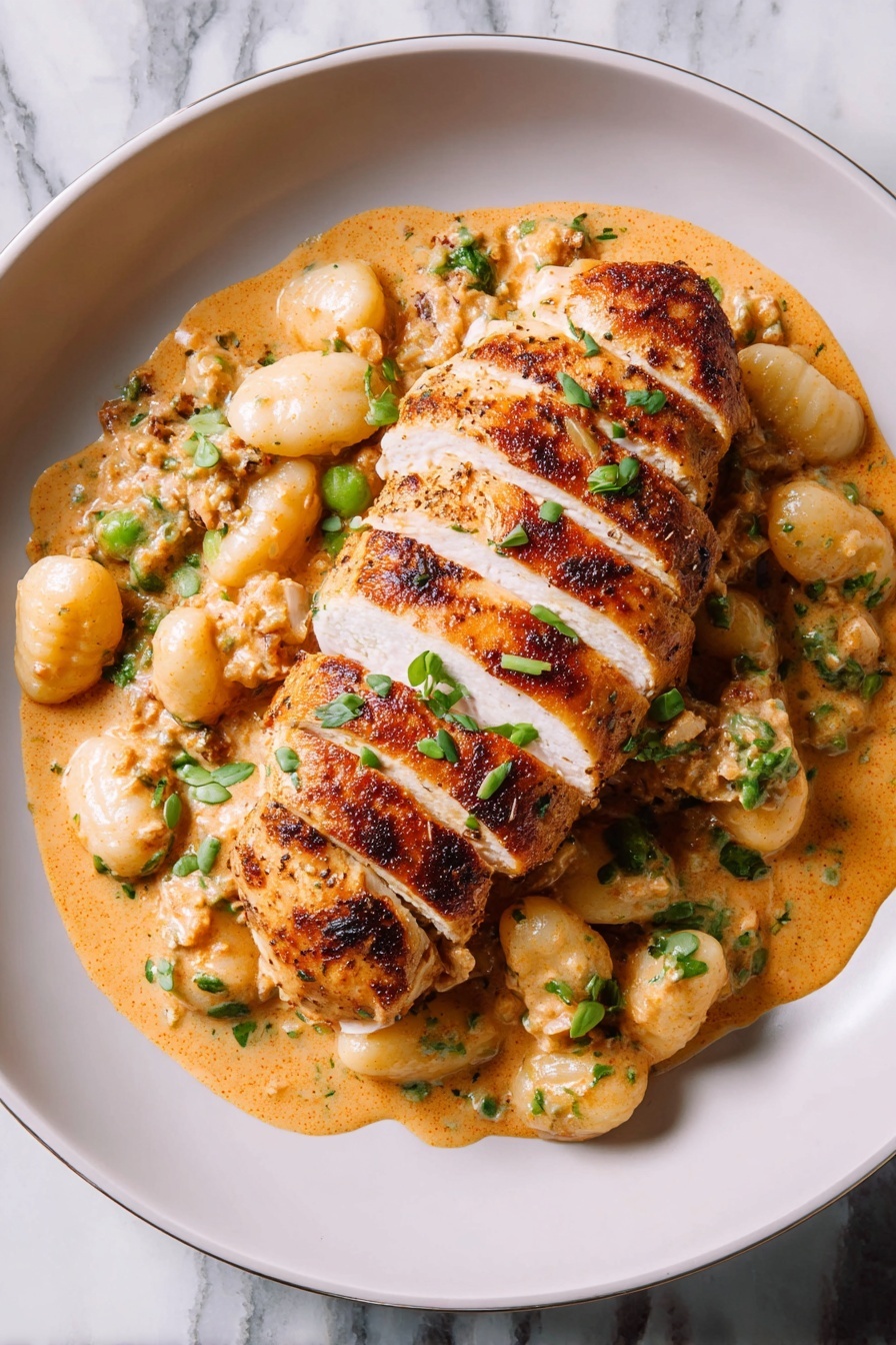 Cajun Chicken Gnocchi Skillet Recipe - Serving