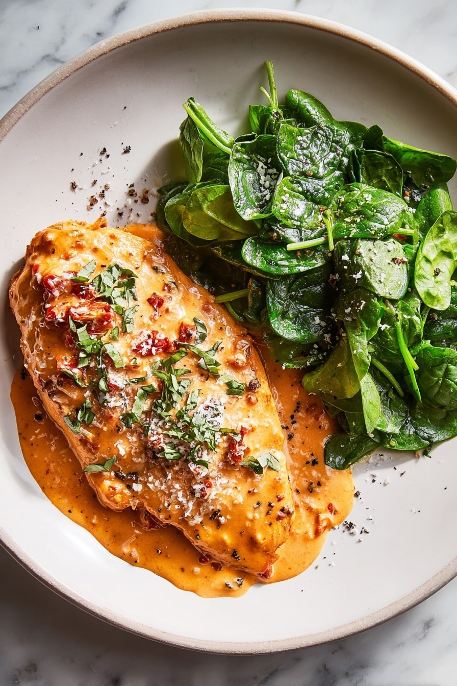 High-Protein Marry Me Chicken Recipe - Serving