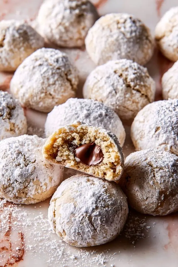 Nutella Snowball Cookies Recipe