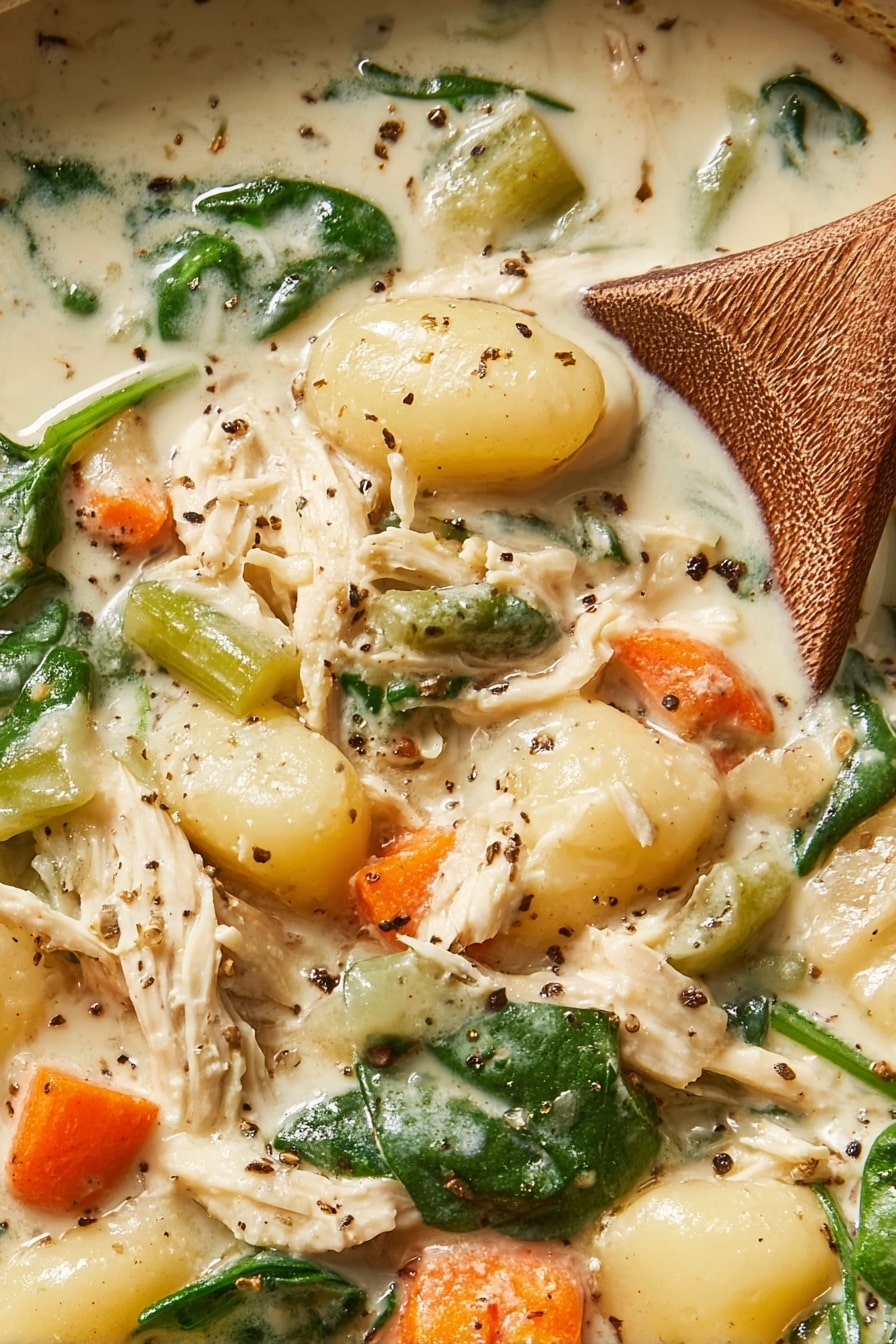 Creamy Chicken Gnocchi Soup Recipe - Recipe Step
