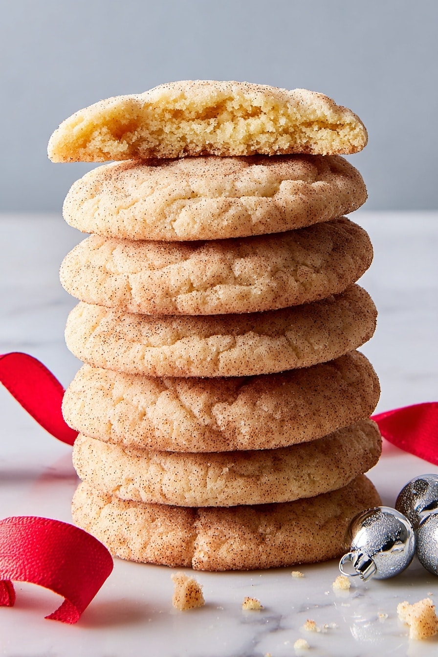Eggnog Snickerdoodles Recipe - Serving