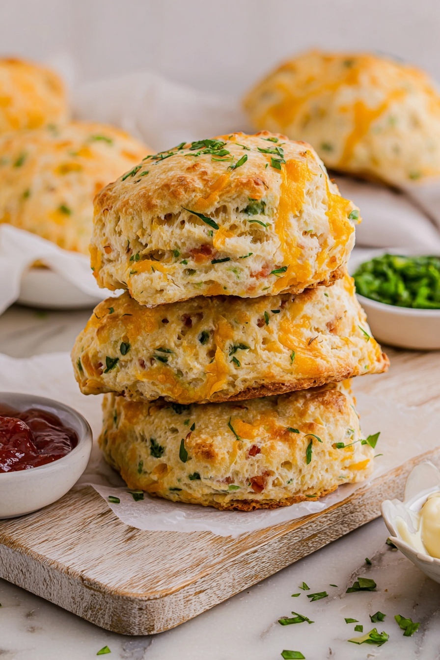 Cheddar Ham Protein Biscuits Recipe - Recipe Step