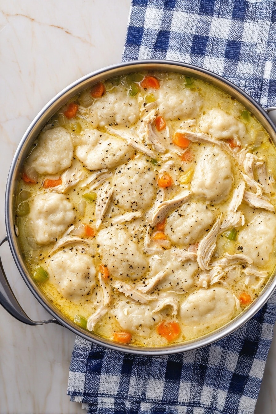 Easy Chicken and Biscuit Dumplings Recipe - Recipe Step