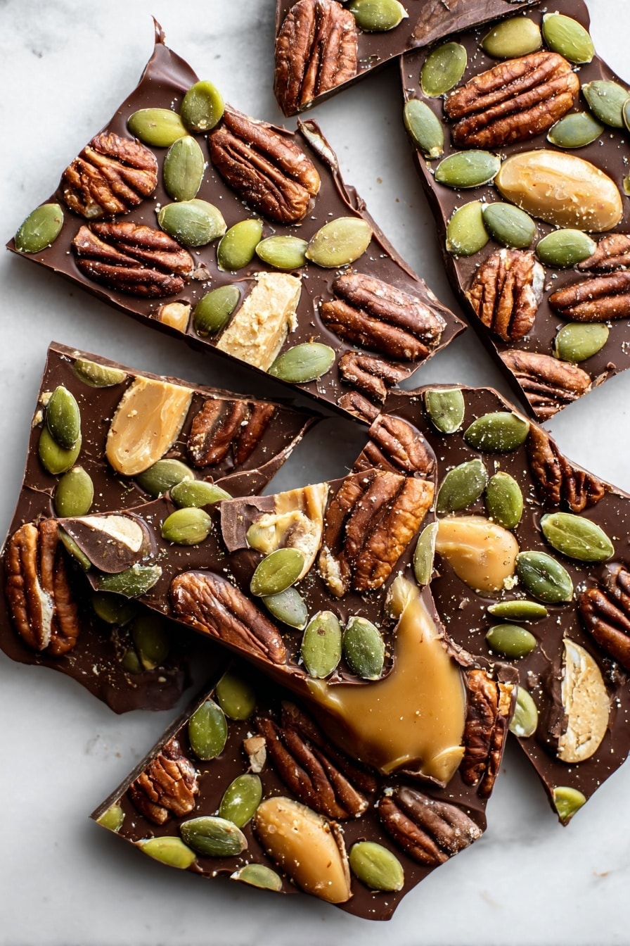 Milk Chocolate Pumpkin Buttercrunch Recipe - Recipe Step