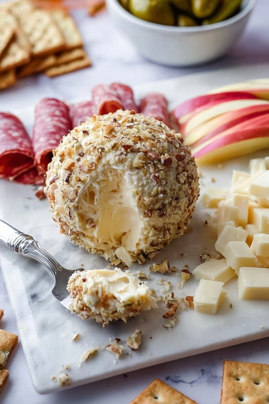 Butternut Squash Cheeseball and a Holiday Cheese Board Recipe - Recipe Step