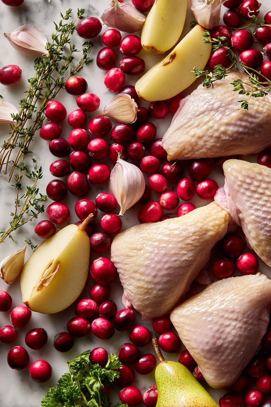 Apple & Cranberry Roasted Chicken Recipe - Ingredients