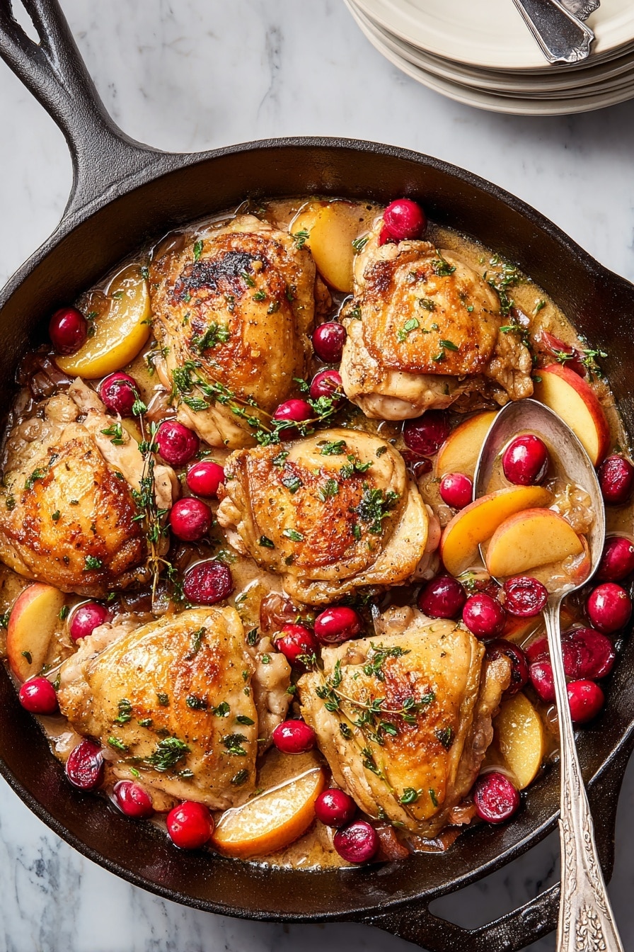 Apple & Cranberry Roasted Chicken Recipe - Recipe Step