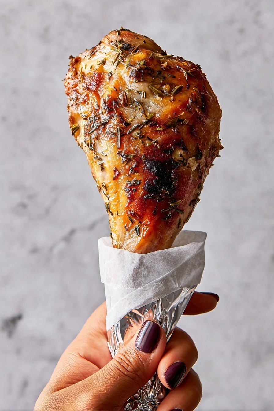 Roasted Herb Butter Turkey Legs Recipe - Recipe Step