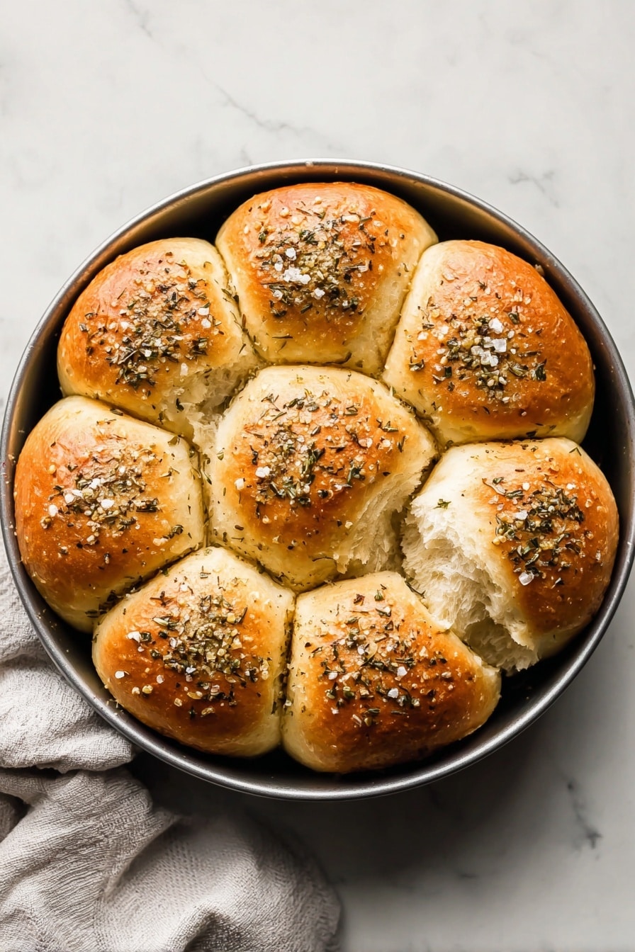 Herby Rhodes Rolls Recipe - Serving