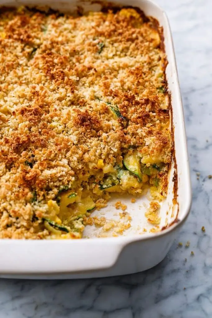 Zucchini Gratin Bake with Gruyere and Parmesan Recipe