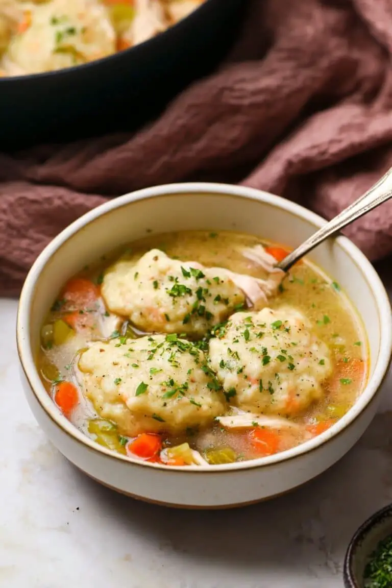 Leftover Turkey and Chive Drop Dumplings Recipe