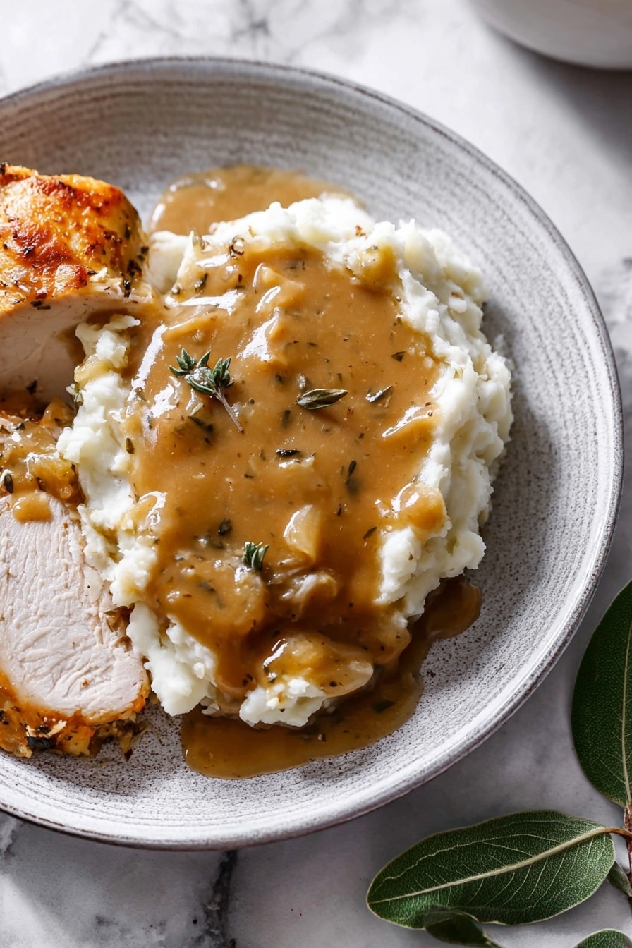 Turkey Gravy Recipe - Serving