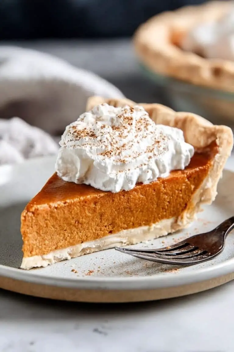 Sweet Potato Pie with Whipped Cream and Optional Coconut Flakes Recipe