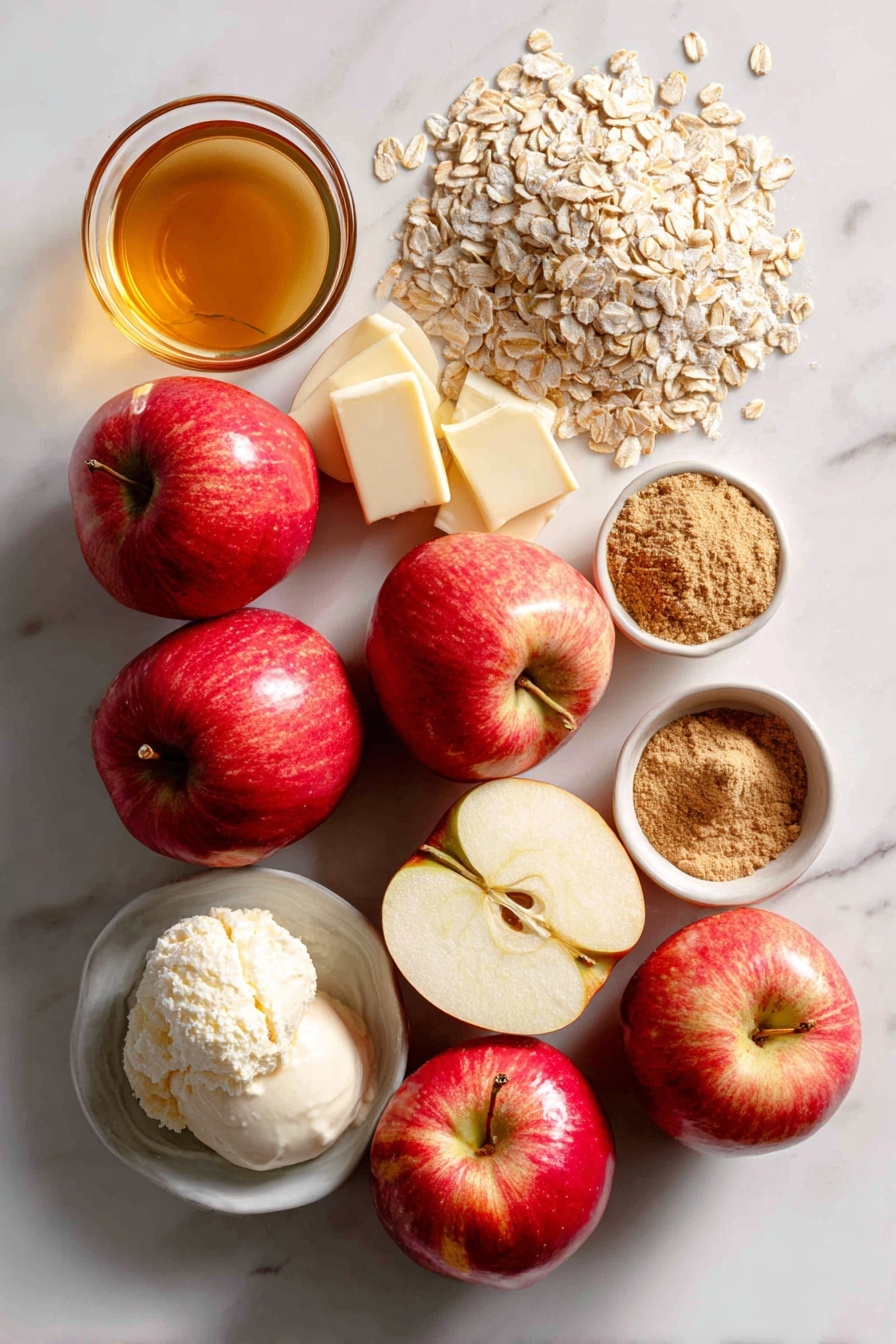 Bourbon Baked Apples with Oat-Stuffed Filling Recipe - Ingredients