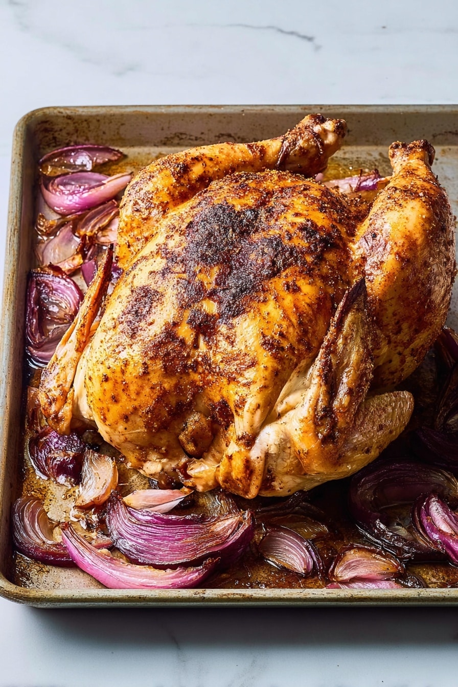 Sheet-Pan Roasted Red Onion Chicken Recipe - Recipe Step