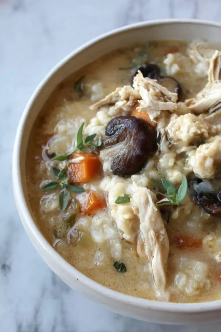 Turkey and Mushroom Dumplings in Rich Broth Recipe