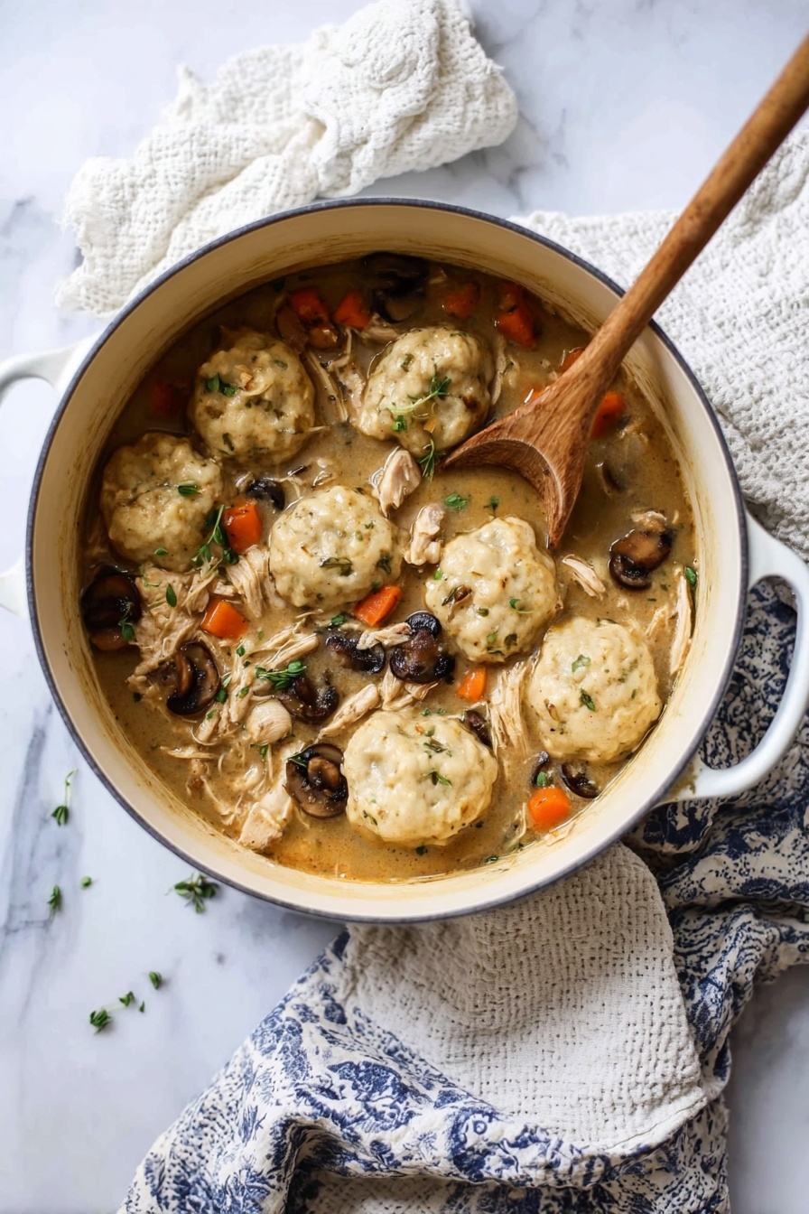 Turkey and Mushroom Dumplings in Rich Broth Recipe - Recipe Step
