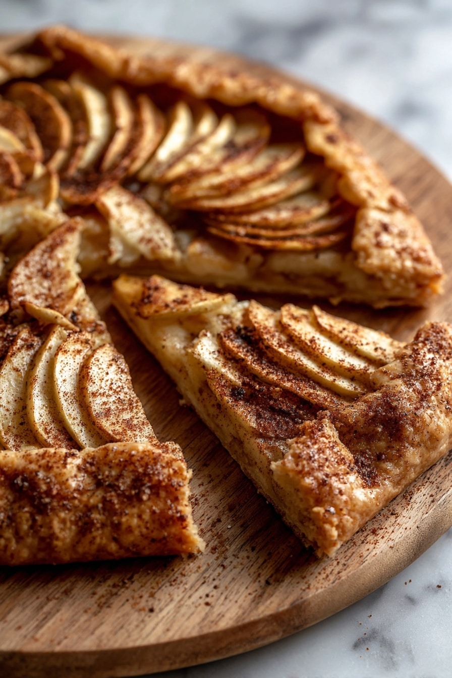 Apple Crostata with Caramel Topping and Vanilla Ice Cream Recipe - Recipe Step