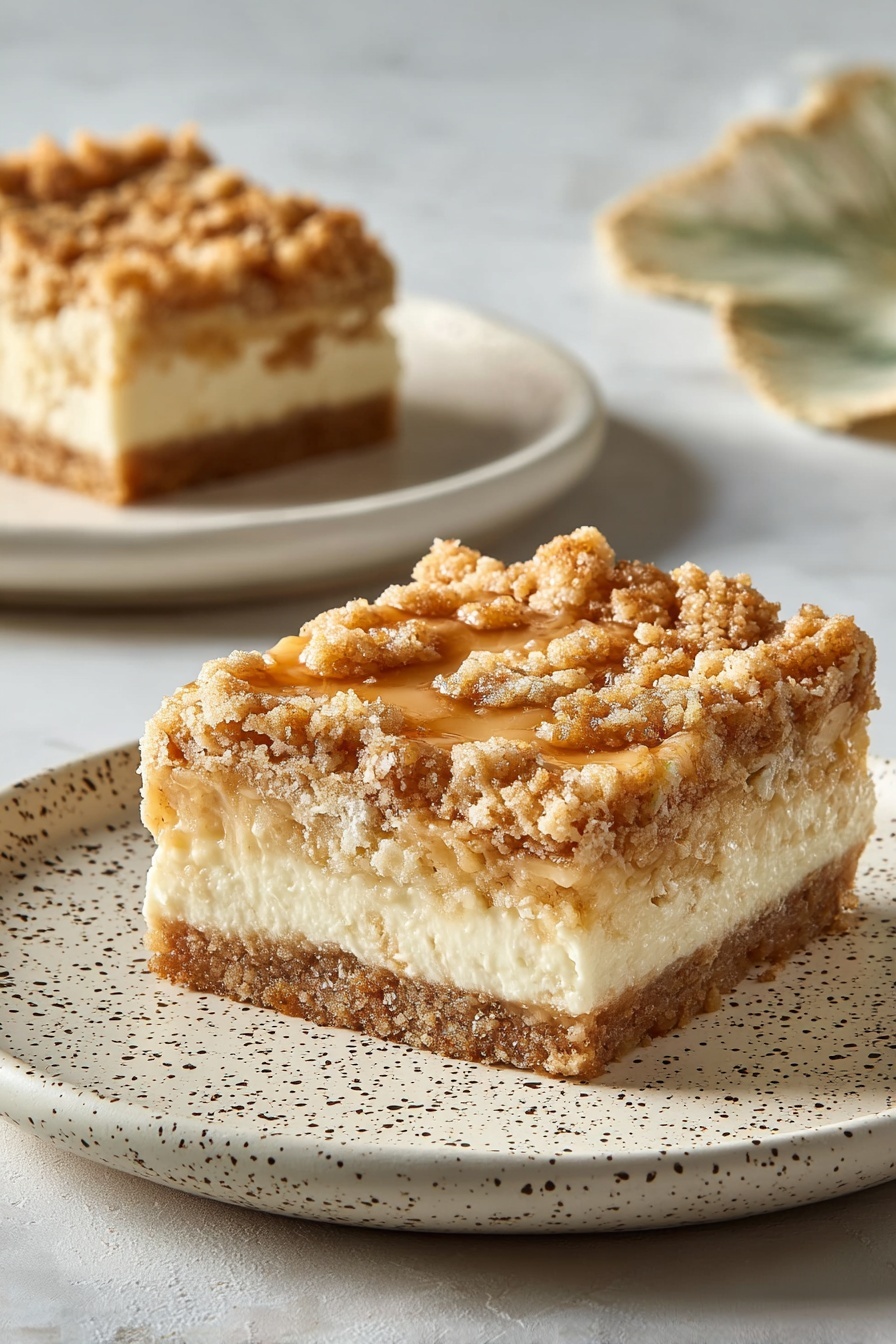 Apple Caramel Cheesecake Bars Recipe - Recipe Step