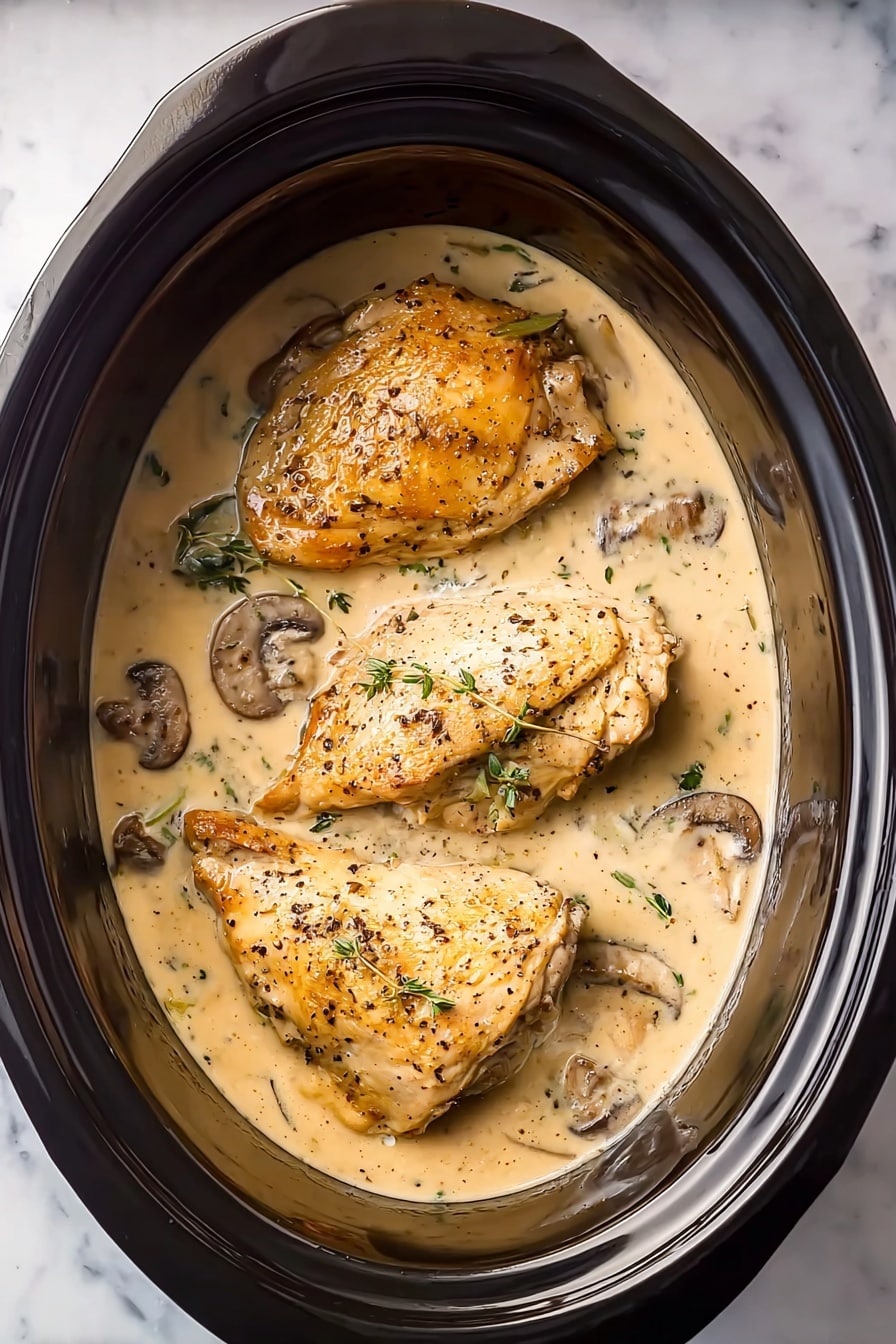Slow Cooker Turkey Marsala Recipe - Recipe Step