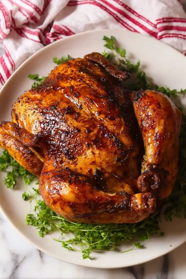 Crock-Pot Whole Chicken with Brown Sugar and Spices Recipe