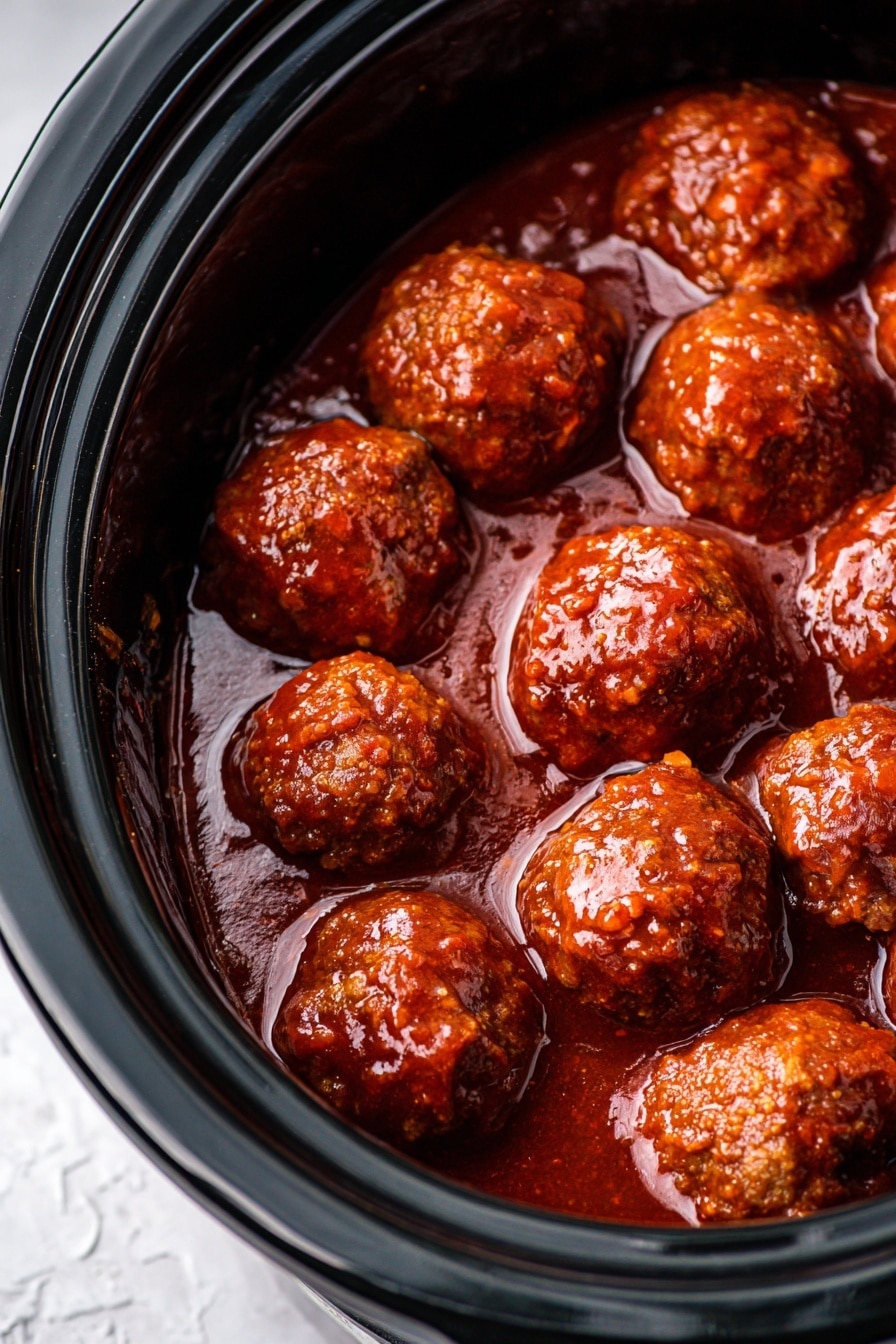 Slow-Cooker Grape Jelly Meatballs Recipe - Recipe Step