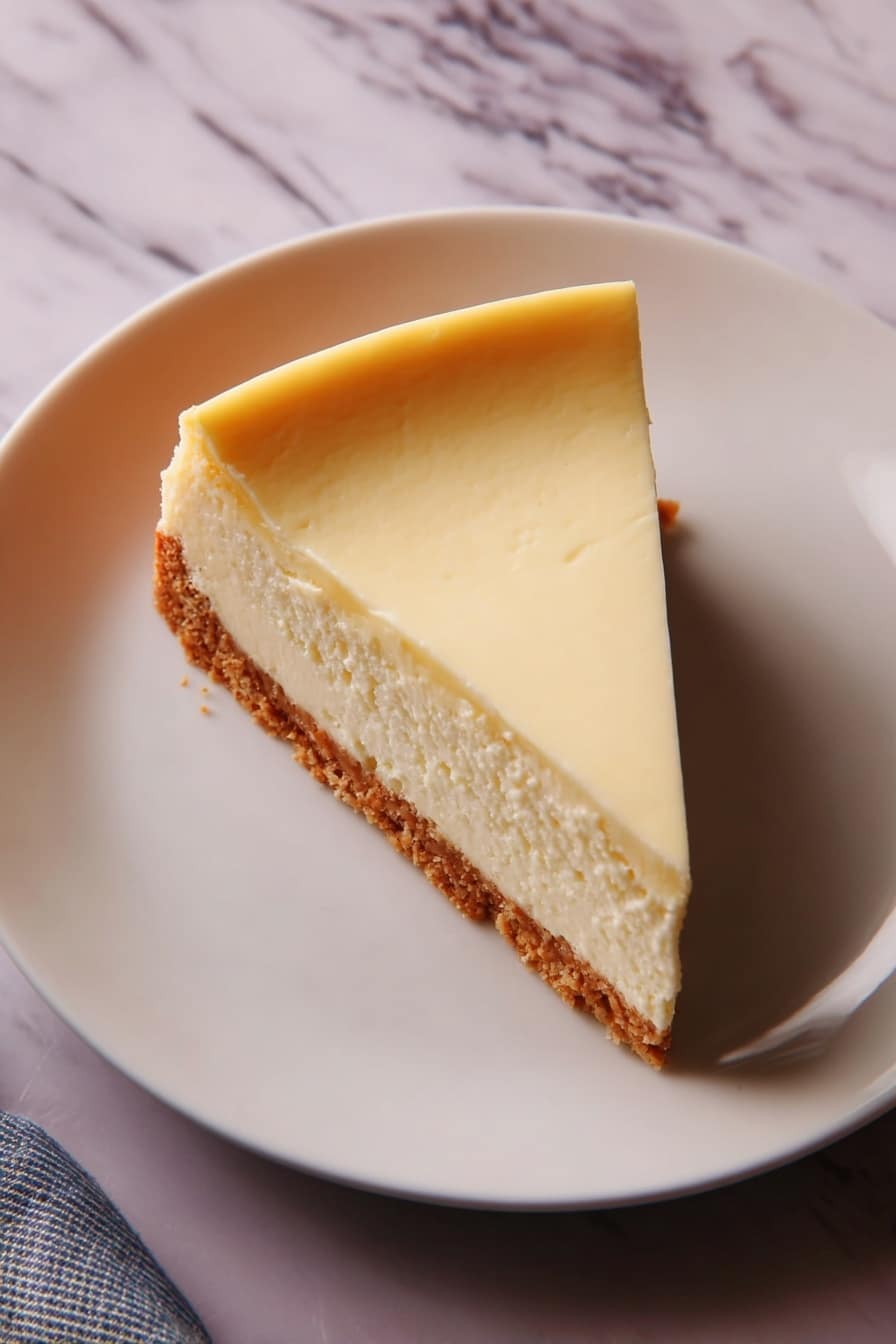 Slow-Cooker Cheesecake Recipe - Serving