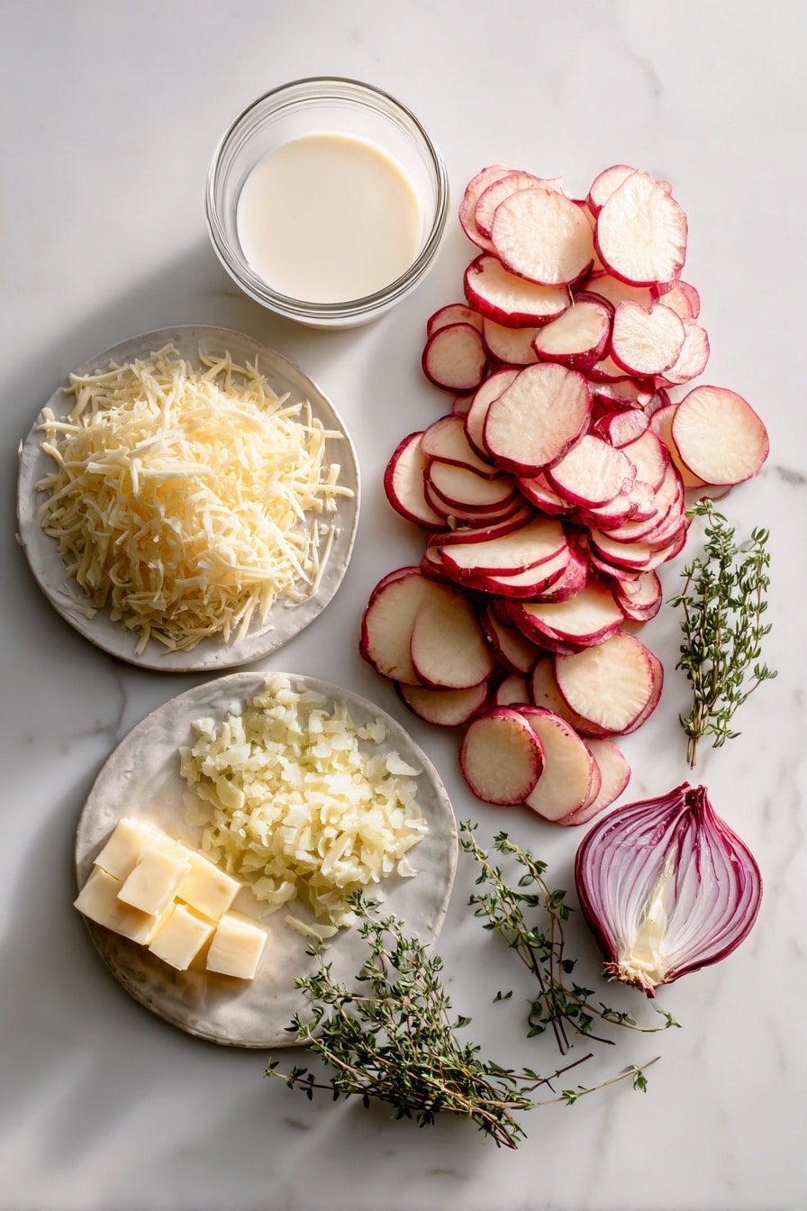 Slow Cooker Scalloped Potatoes Recipe - Ingredients
