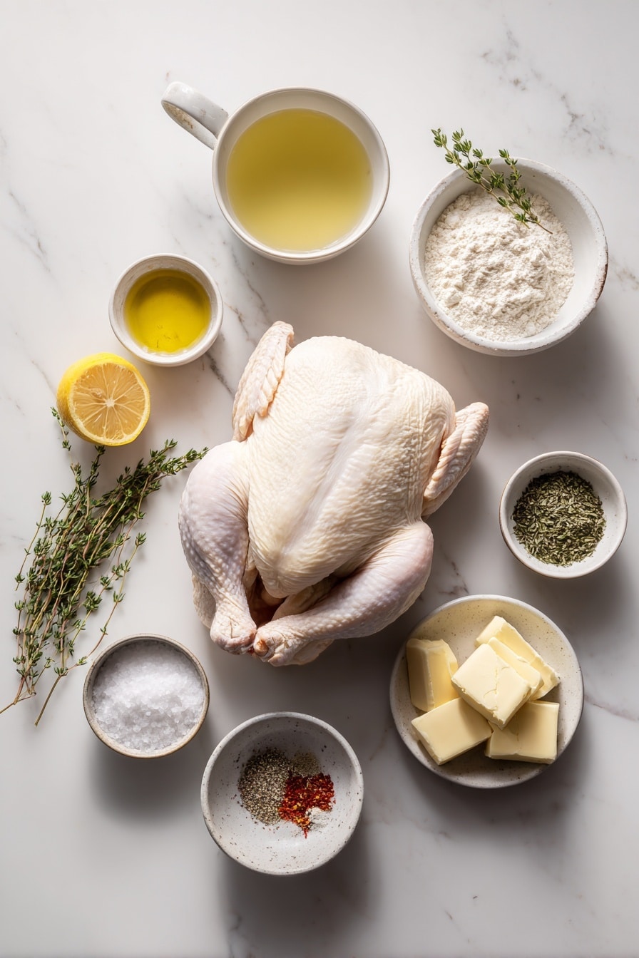 Instant Pot Whole Chicken with Homemade Gravy Recipe - Ingredients