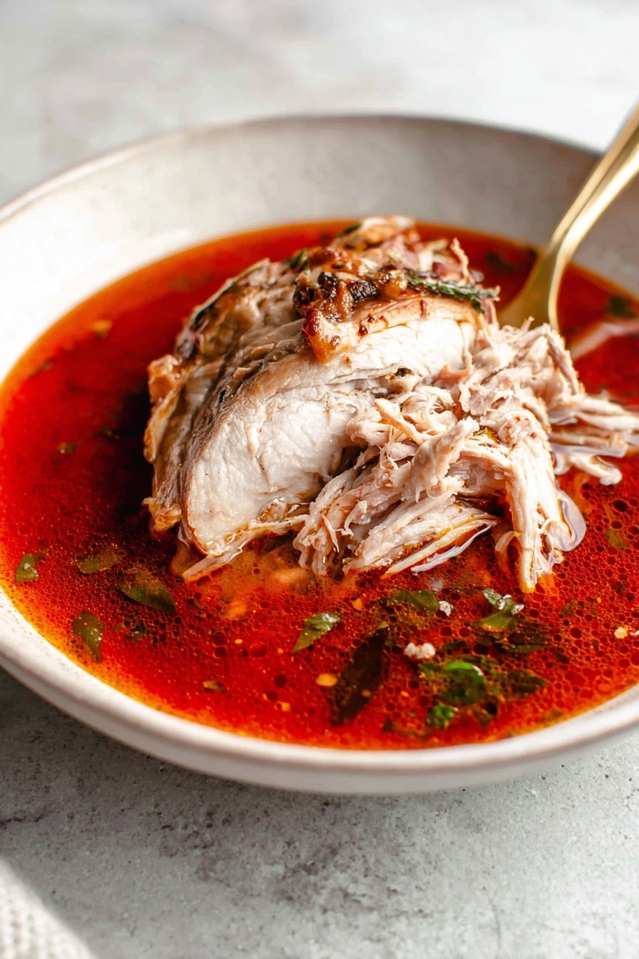 Instant Pot Turkey Thighs Recipe - Serving