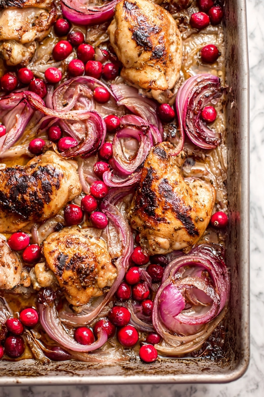 Roasted Balsamic Chicken with Cranberries Recipe - Recipe Step