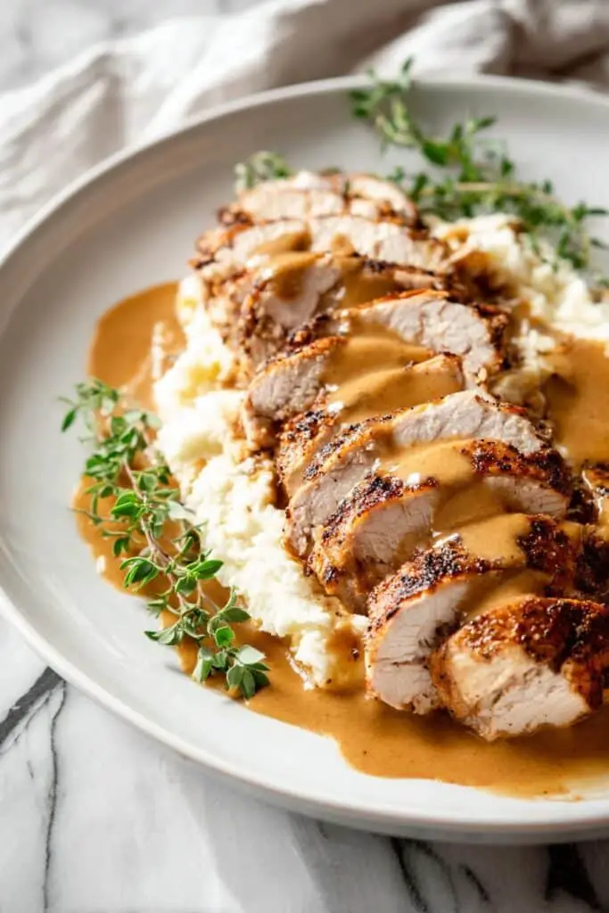 Instant Pot Turkey Breast with Creamy Gravy Recipe