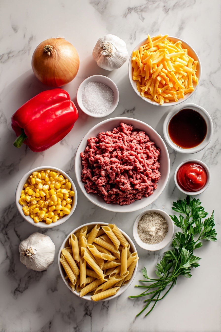 Sloppy Joe Casserole Recipe - Ingredients