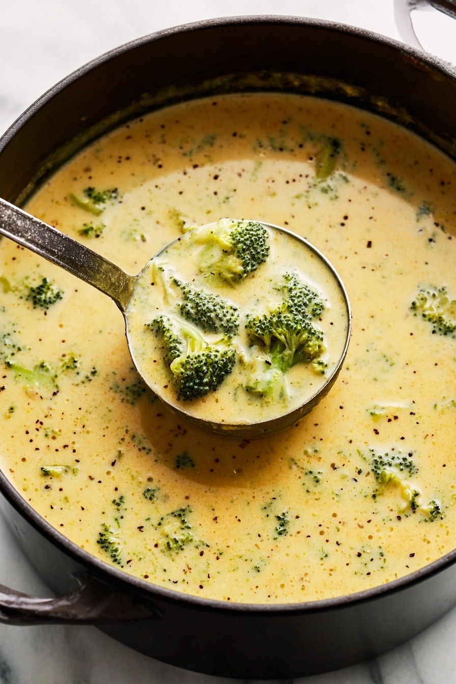 Creamy Broccoli Cheddar Soup Recipe - Recipe Step