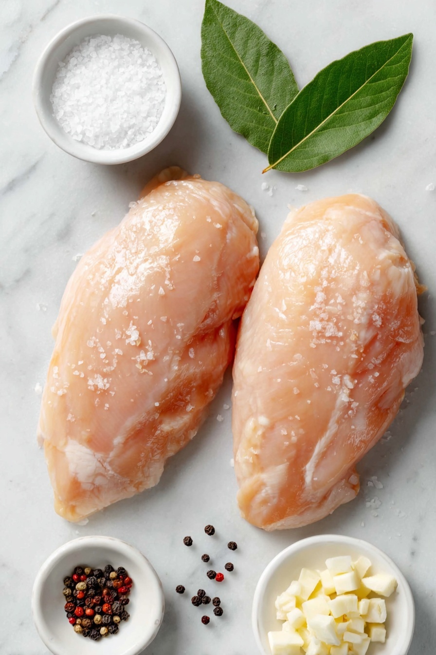 Perfect Poached Chicken Breast Recipe - Ingredients