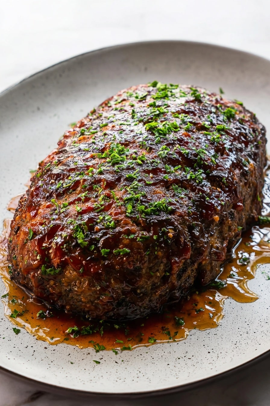 Healthy Turkey Quinoa Meatloaf Recipe - Serving