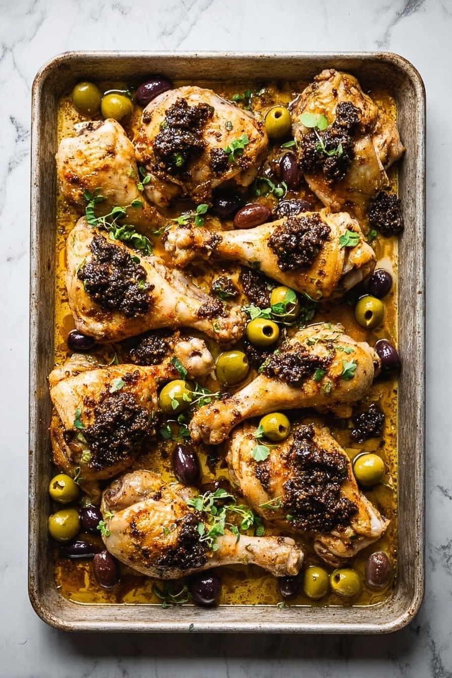 Sheet Pan Chicken Marbella with Olives and Prunes Recipe - Recipe Step