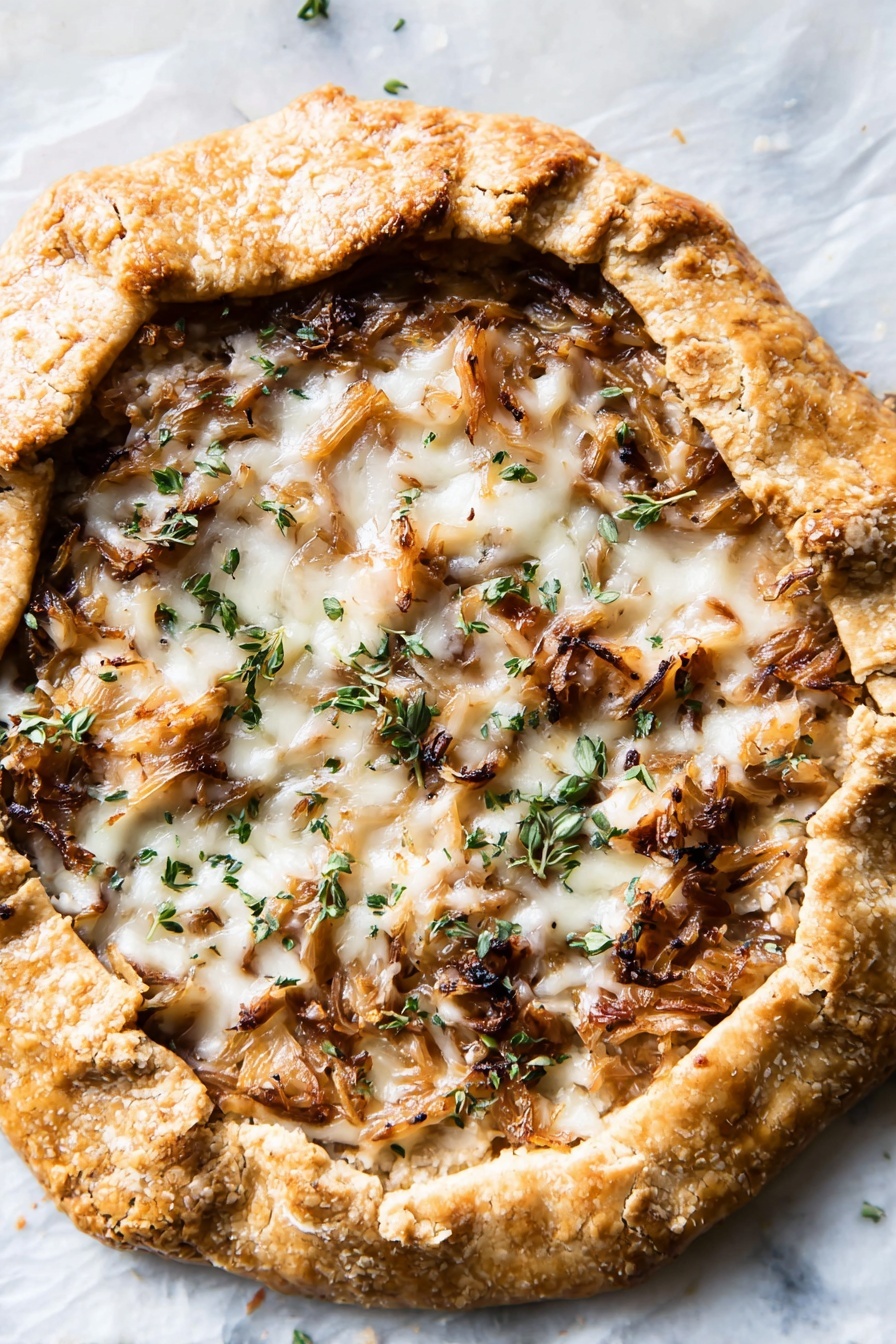Wild Mushroom Galette with Herb Crust Recipe - Serving