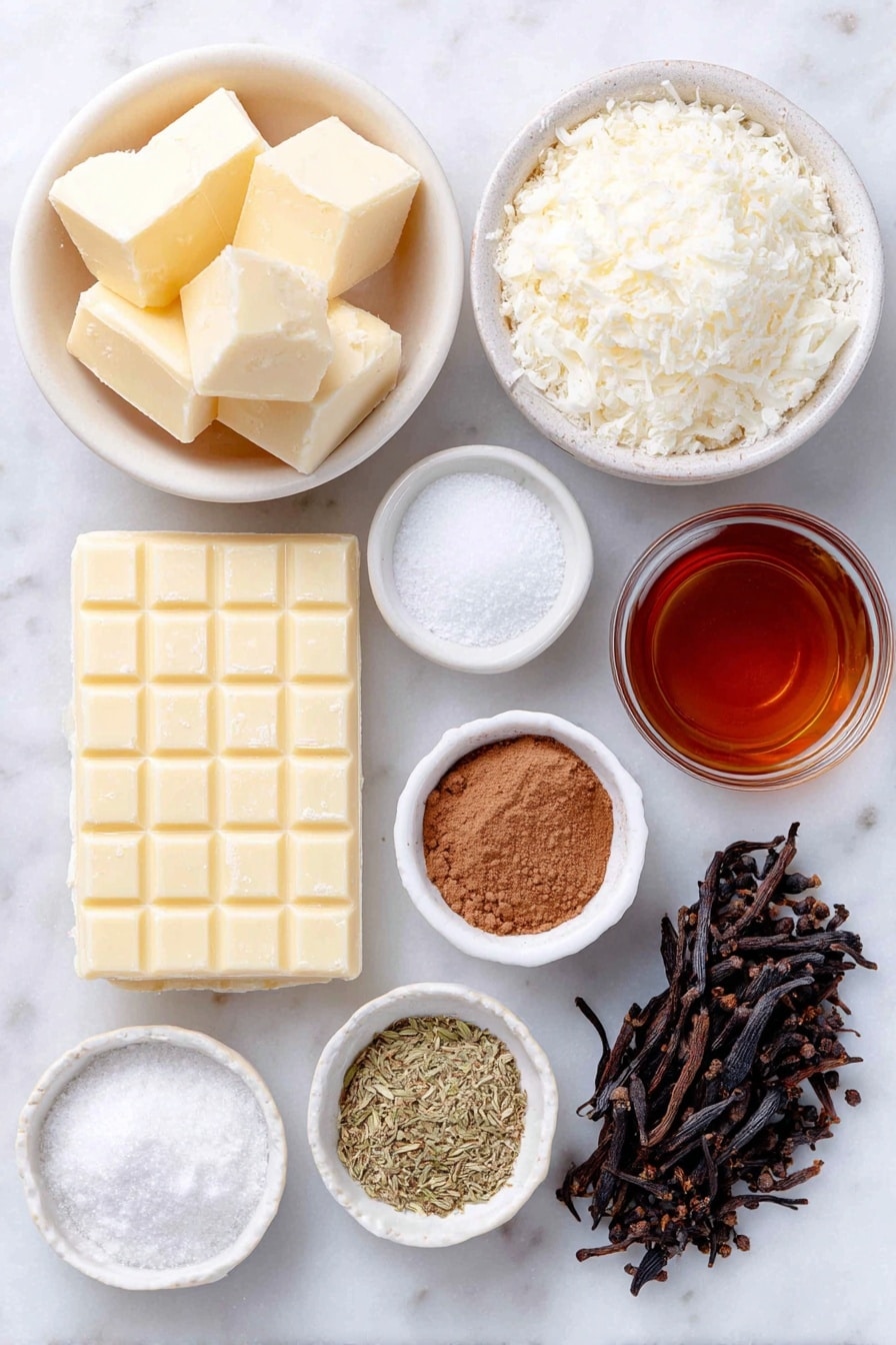 White Chocolate Chai Fudge Recipe - Ingredients