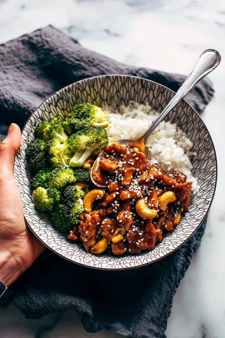 Cashew Chicken Stir-Fry Recipe - Serving