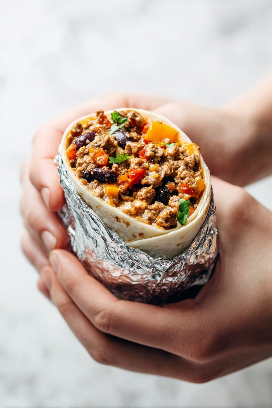 Spicy Chipotle Turkey Burritos Recipe - Serving